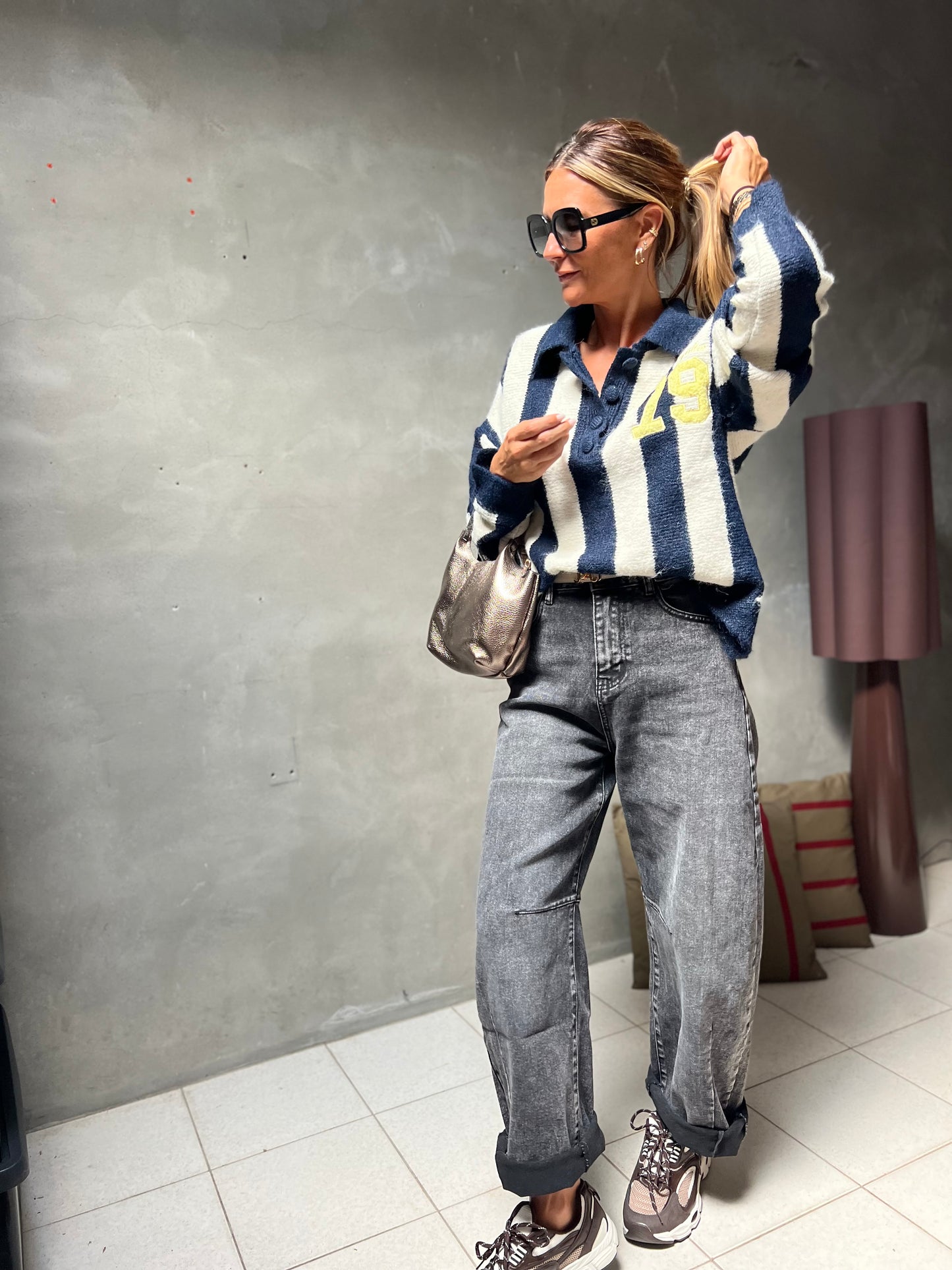 BARREL JEANS MISA GREY