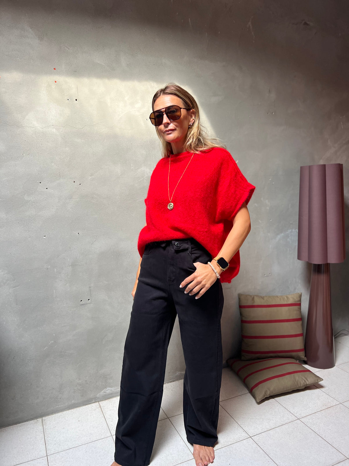 ROMÉE GILET RED