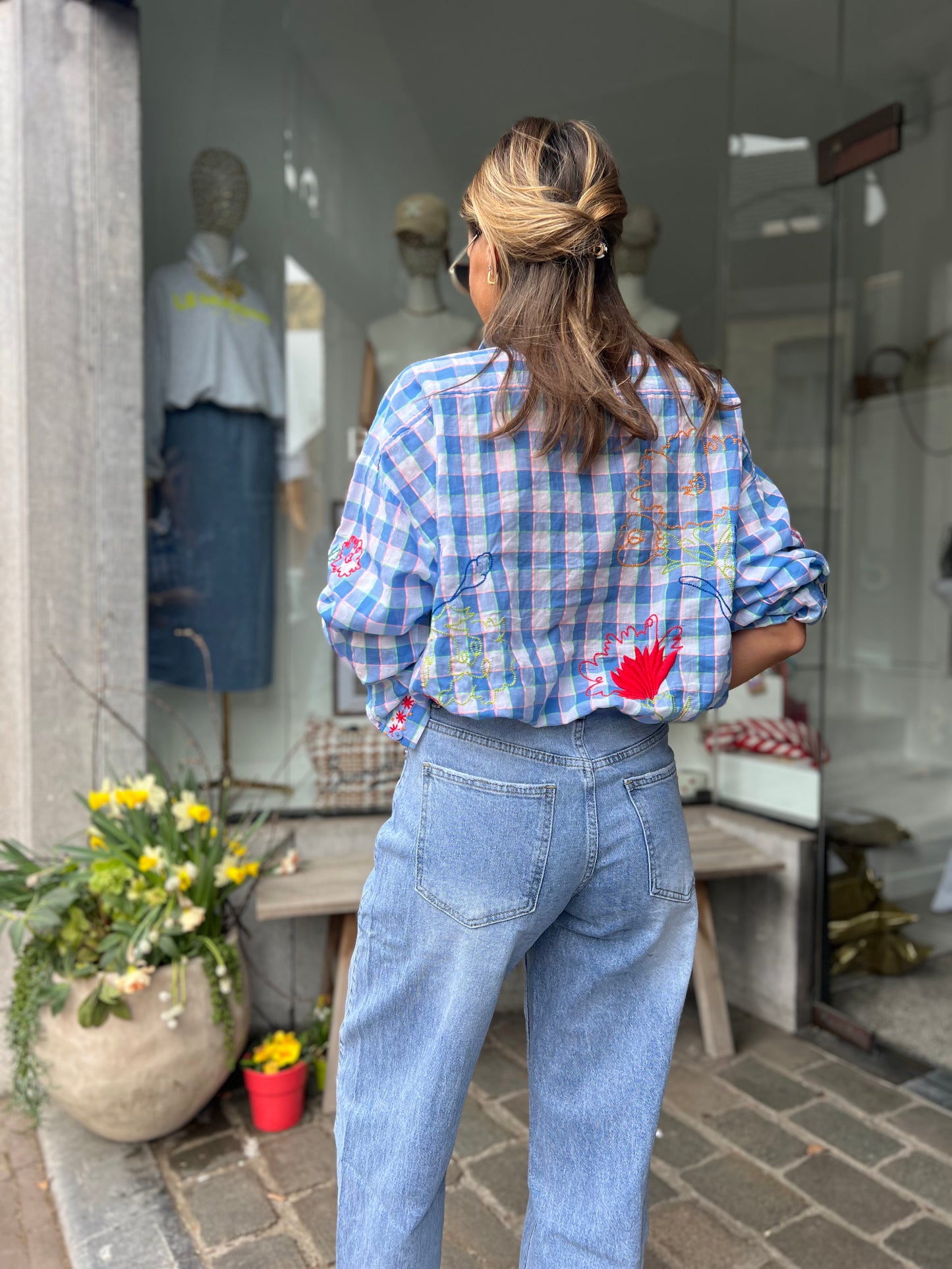 SOFT BARREL JEANS PANTS