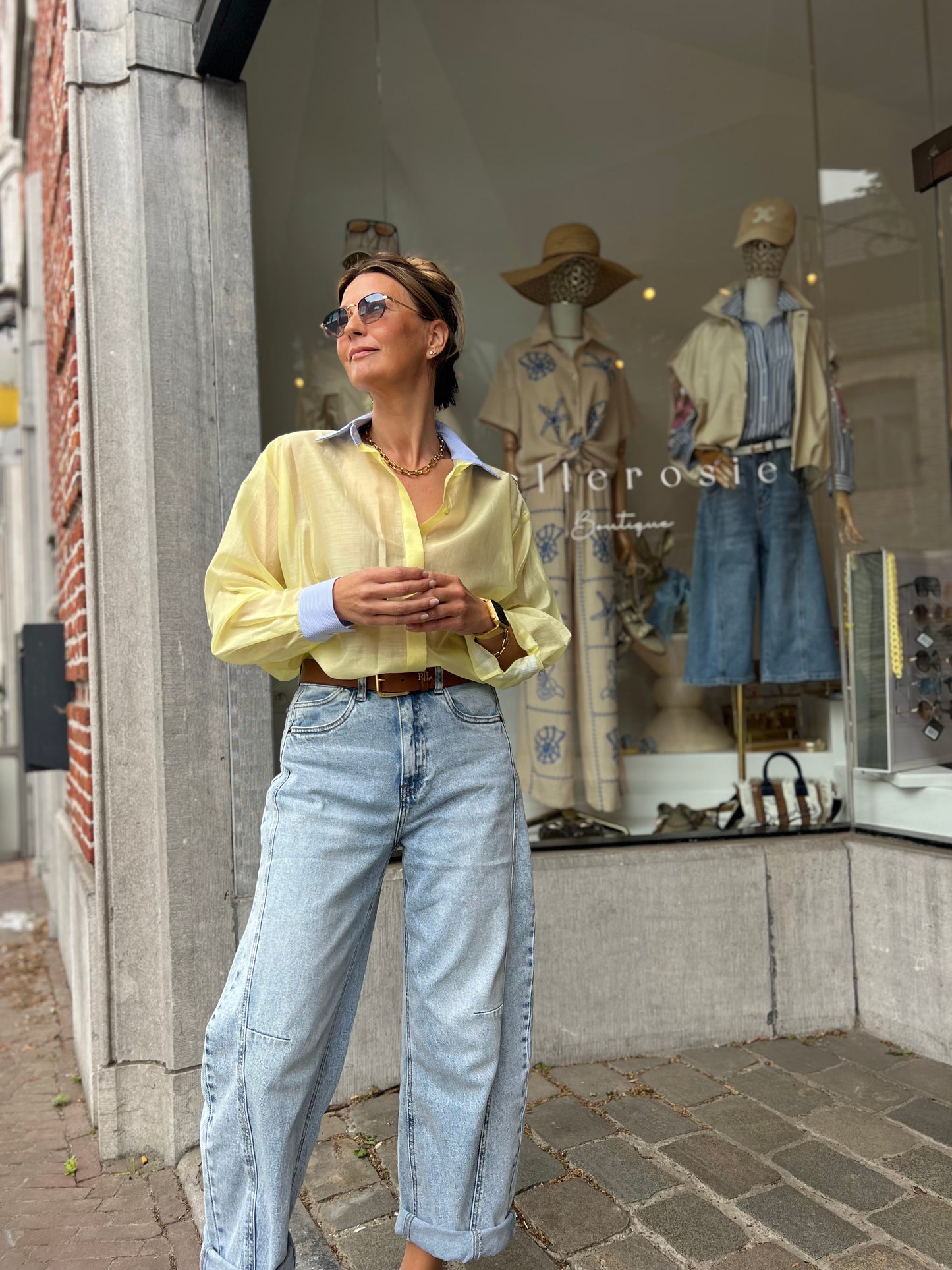 BLUE BREEZE BLOUSE