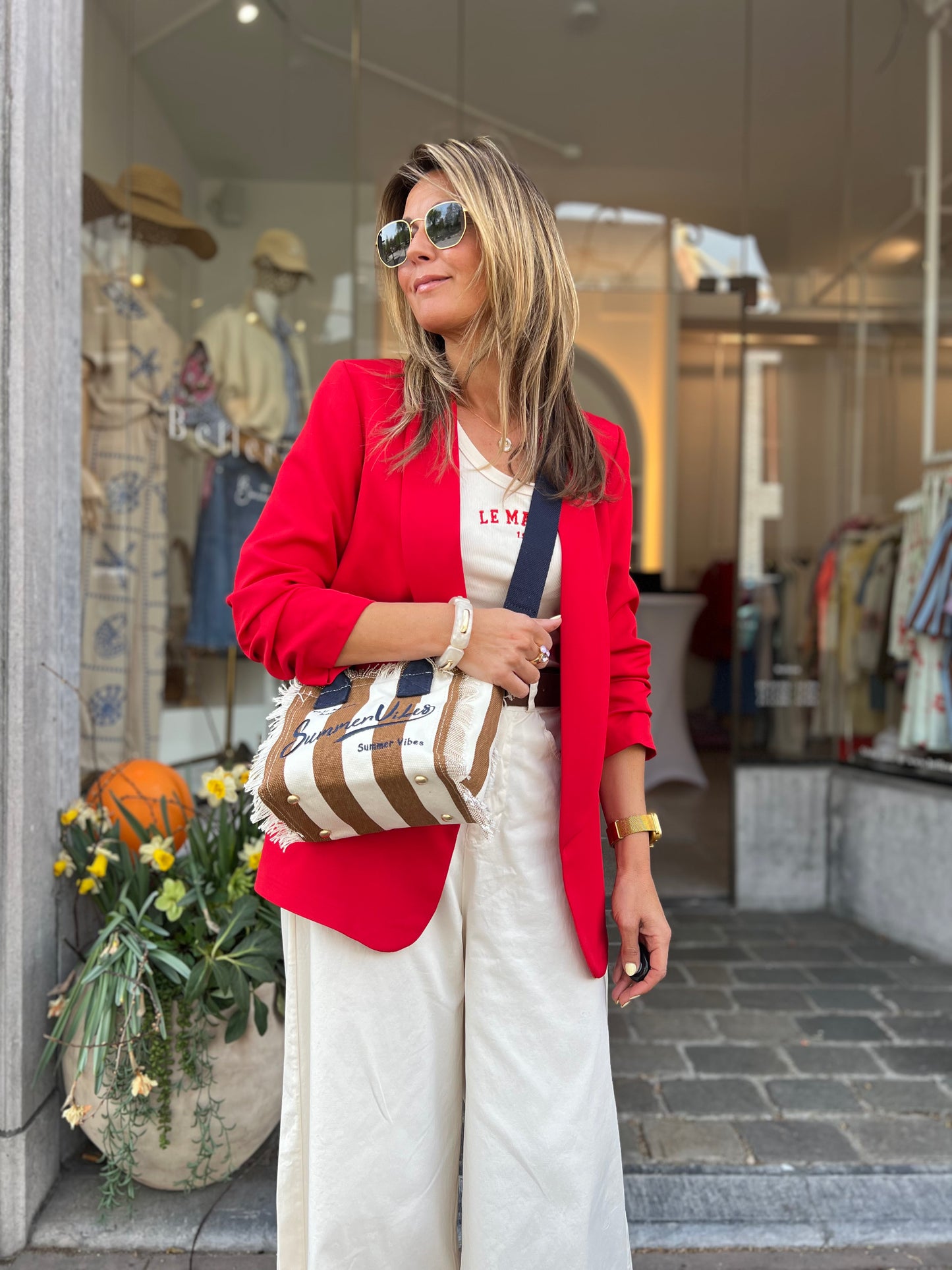 DORY RED BLAZER