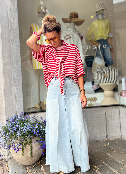 PALAZZO JEANS PANTS