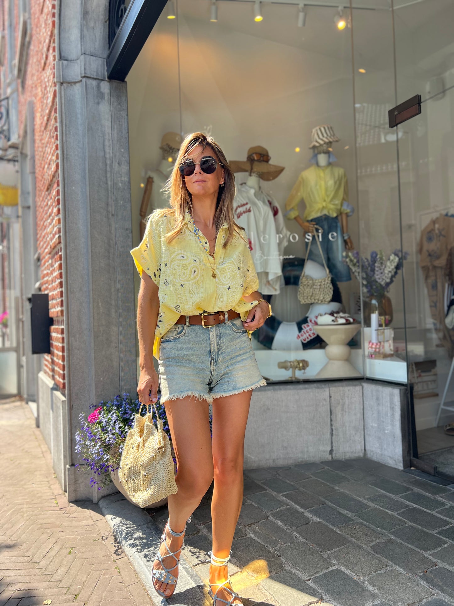 BANDANA SHIRT YELLOW