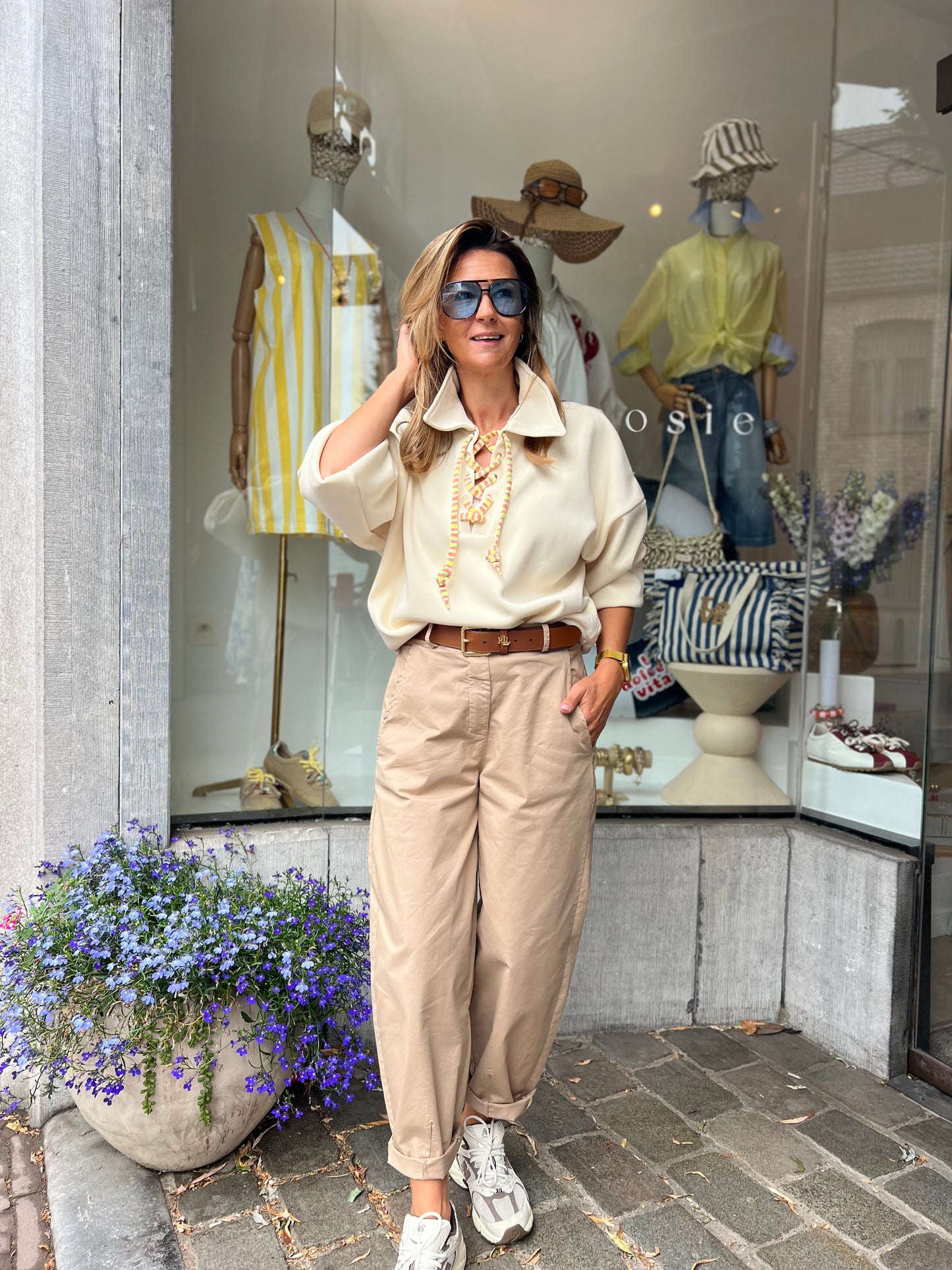 YAZZY BARREL PANTS CAMEL