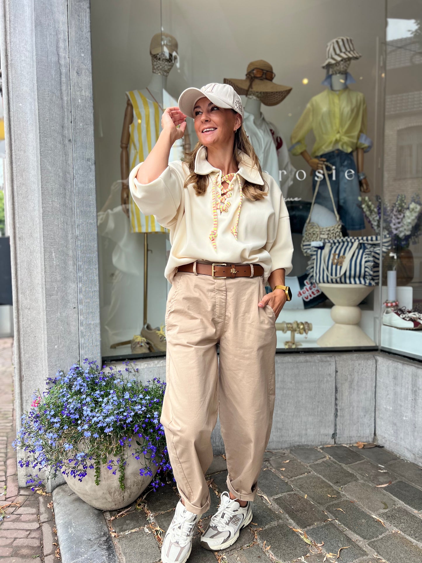 YAZZY BARREL PANTS CAMEL