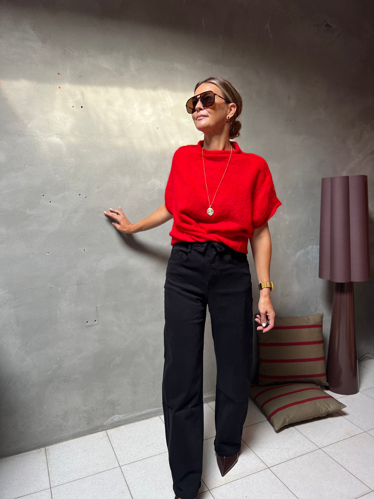 ROMÉE GILET RED
