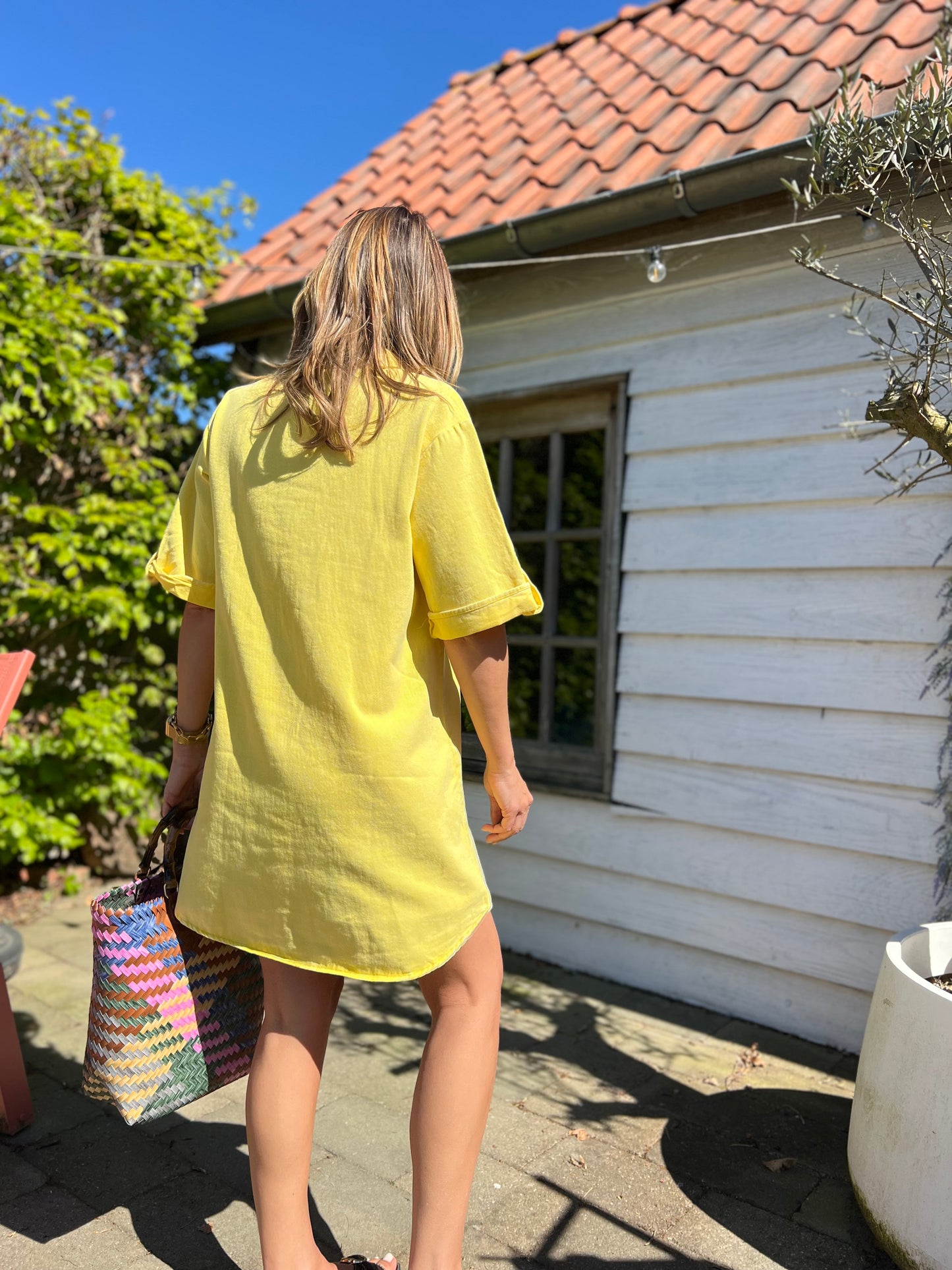 HANNIE JEANSDRESS YELLOW