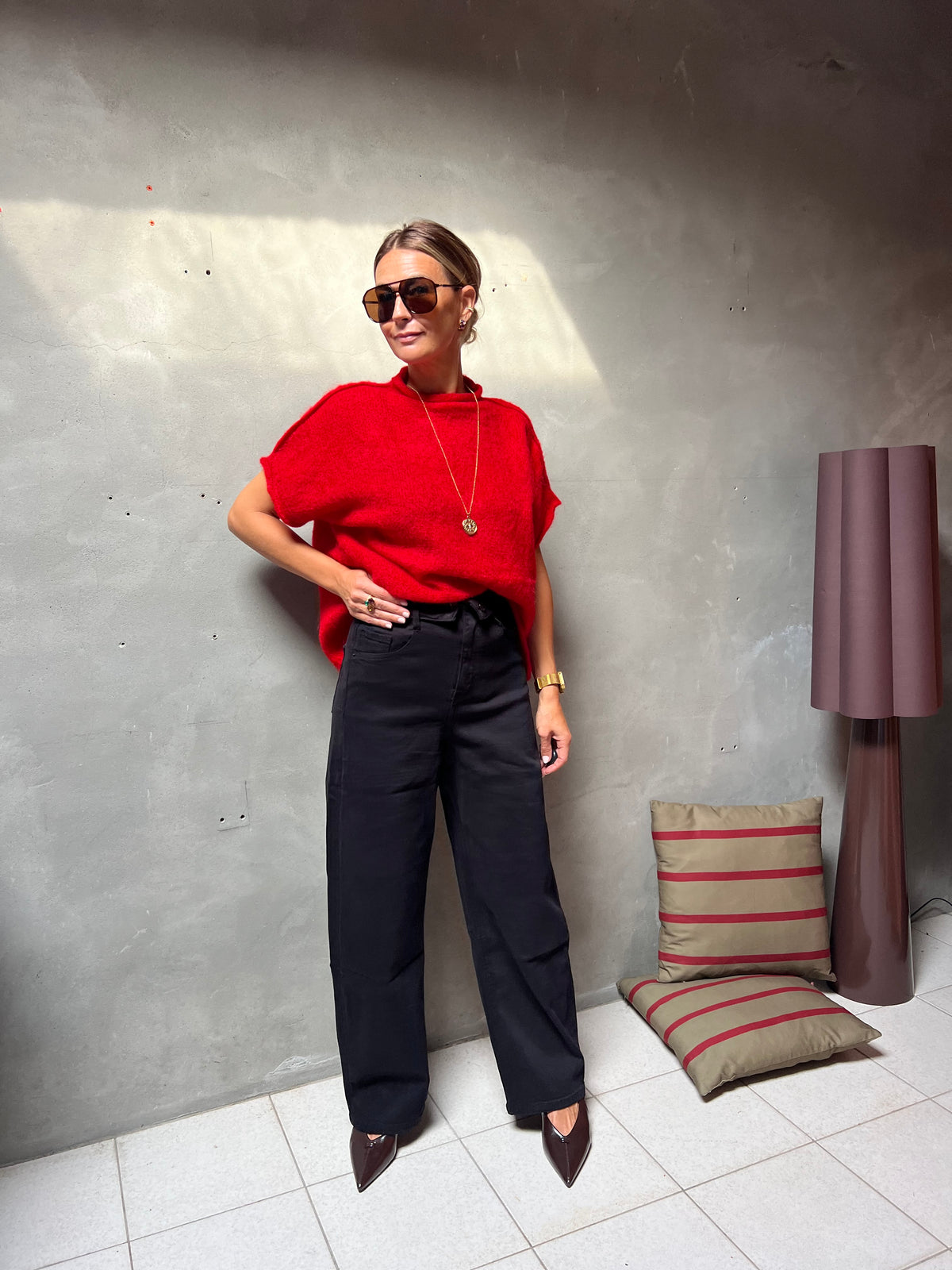 ROMÉE GILET RED
