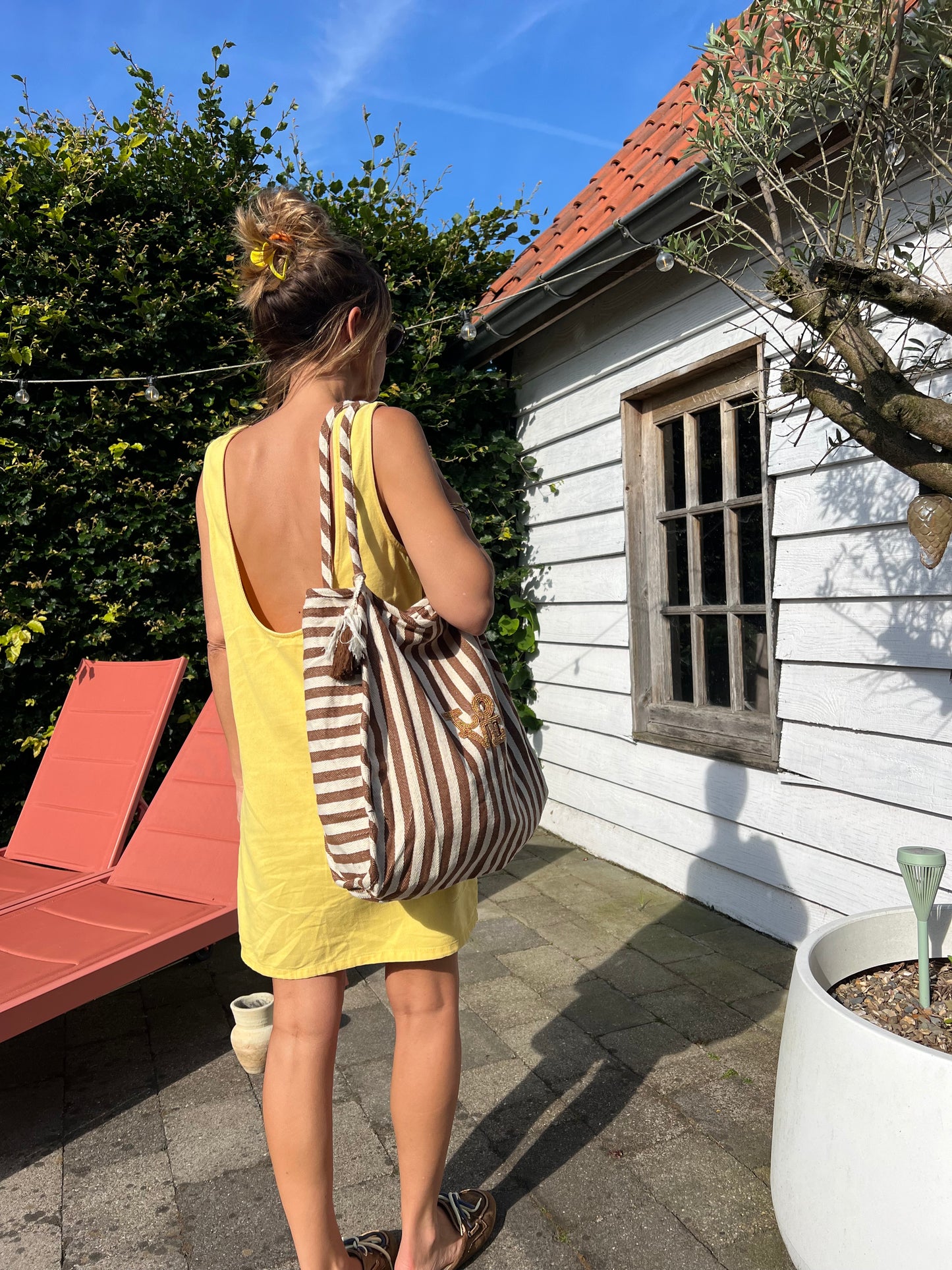 JESS DENIM DRESS YELLOW