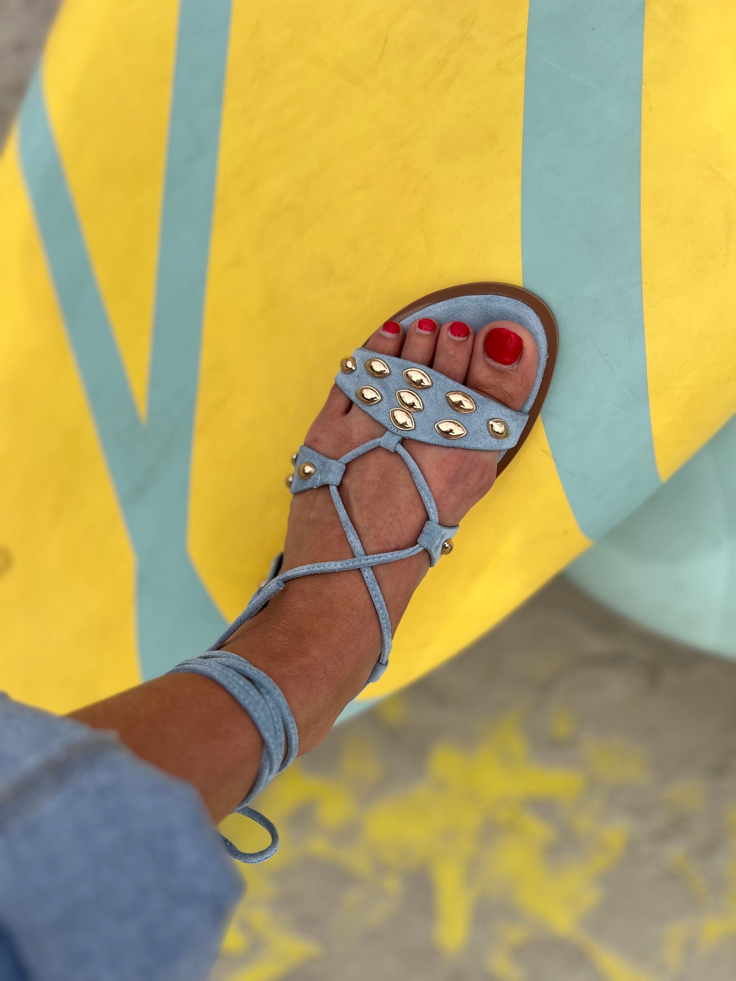 COMO SANDALEN BLUE