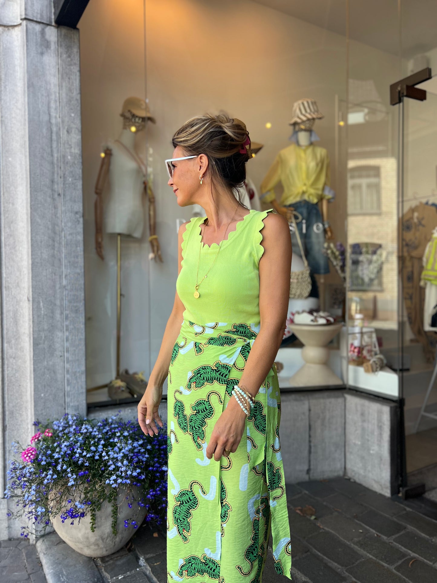 CARLA SKIRT GREEN