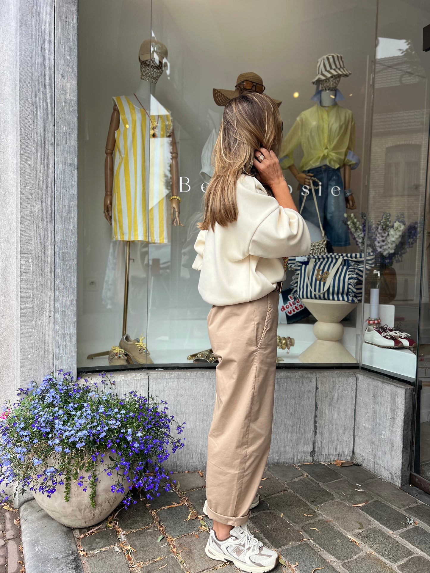 YAZZY BARREL PANTS CAMEL