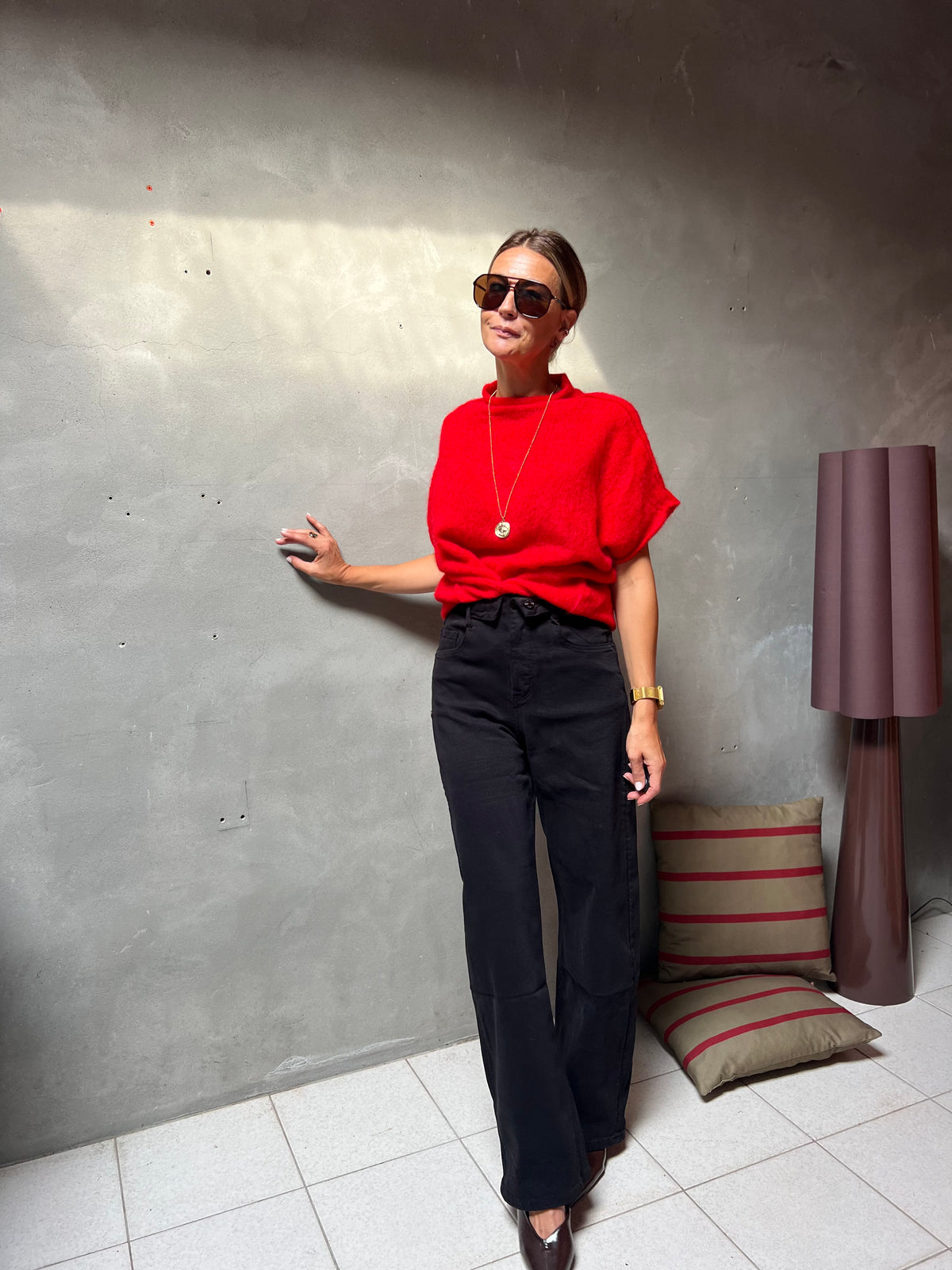 ROMÉE GILET RED