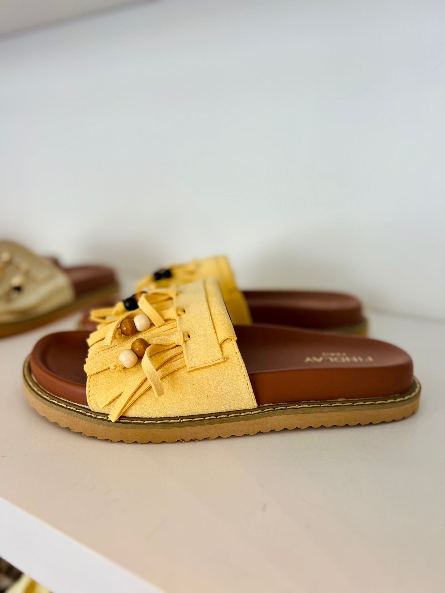 BACHA SLIPPERS YELLOW