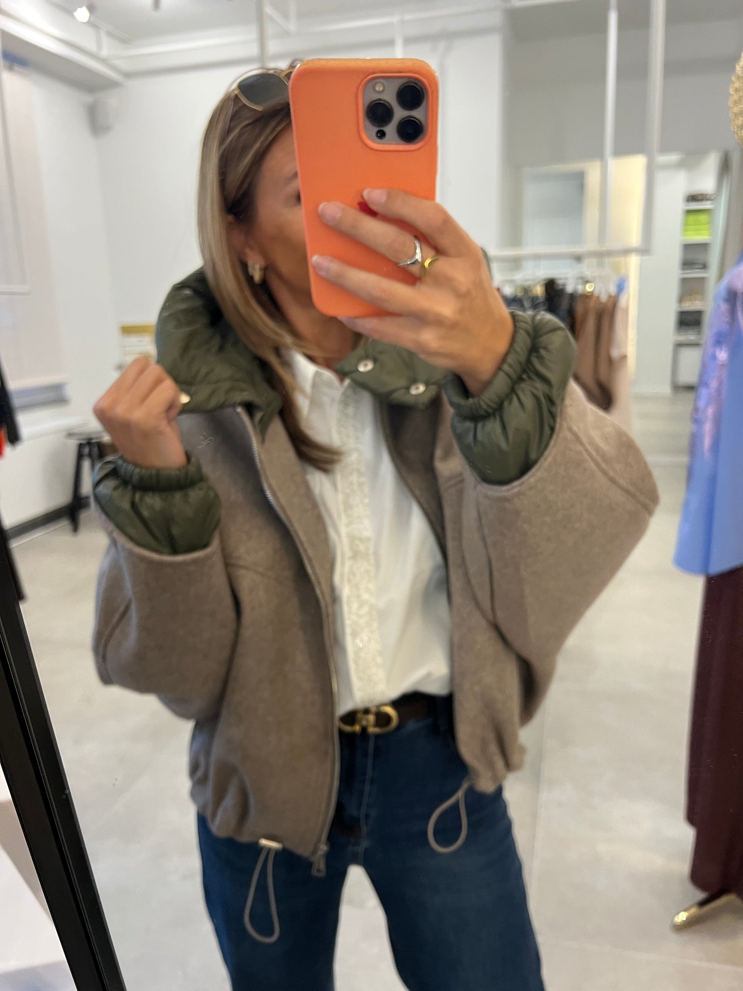 JACKY JACKET TAUPE laatste SM