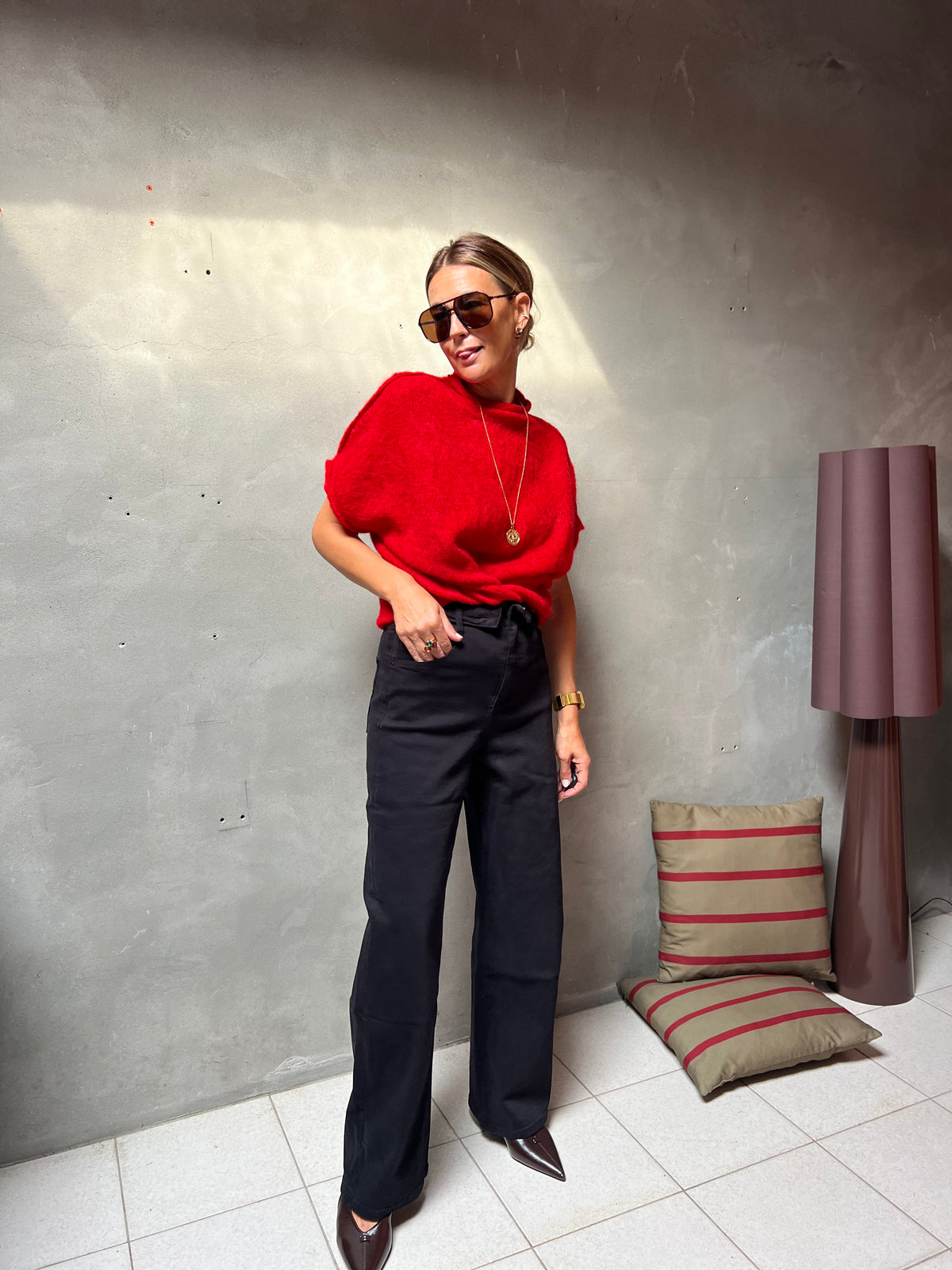 ROMÉE GILET RED