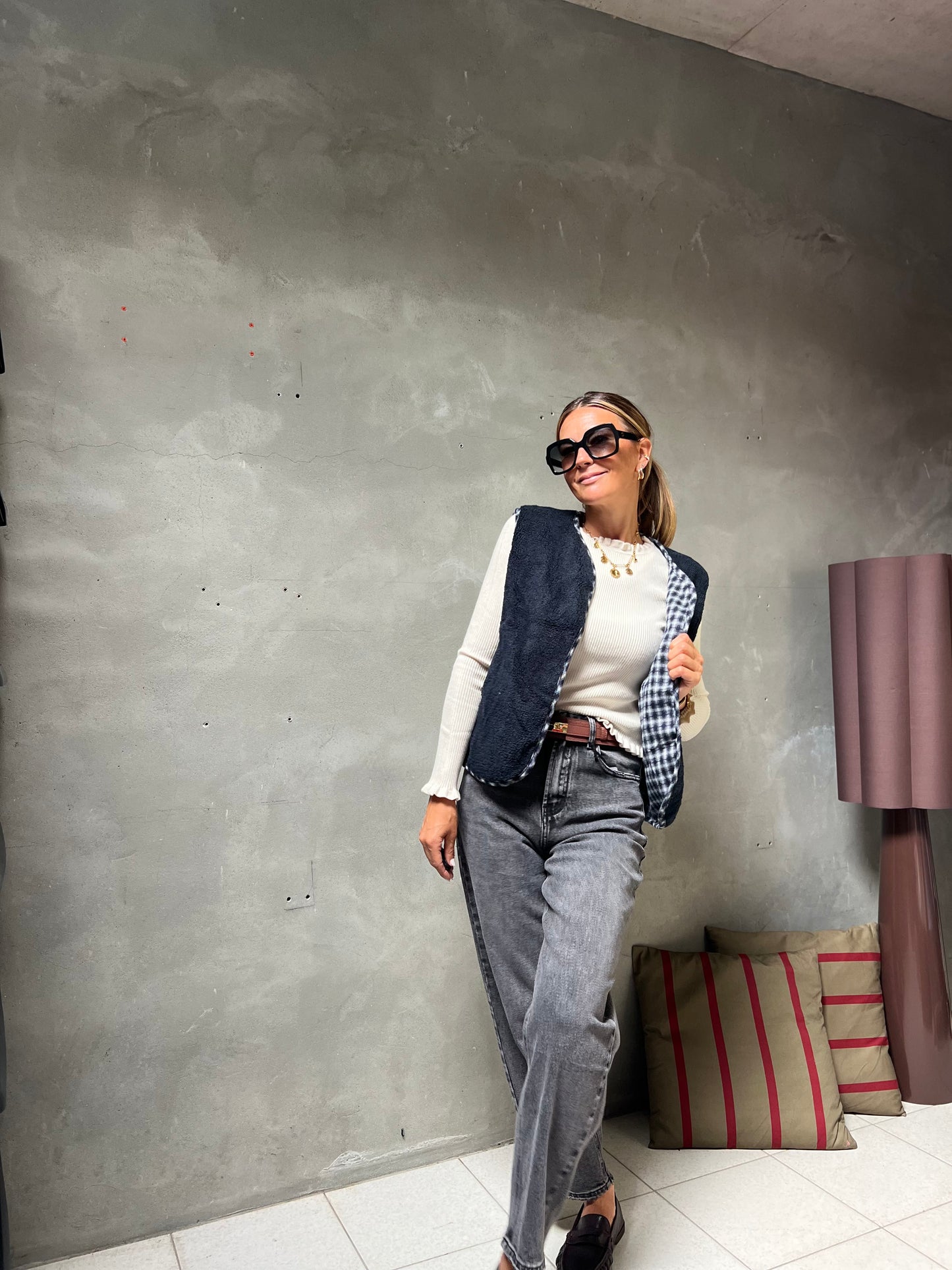 GILET TEDDY NAVY