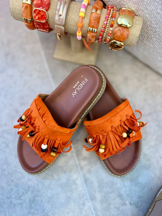 BACHA SLIPPERS ORANGE