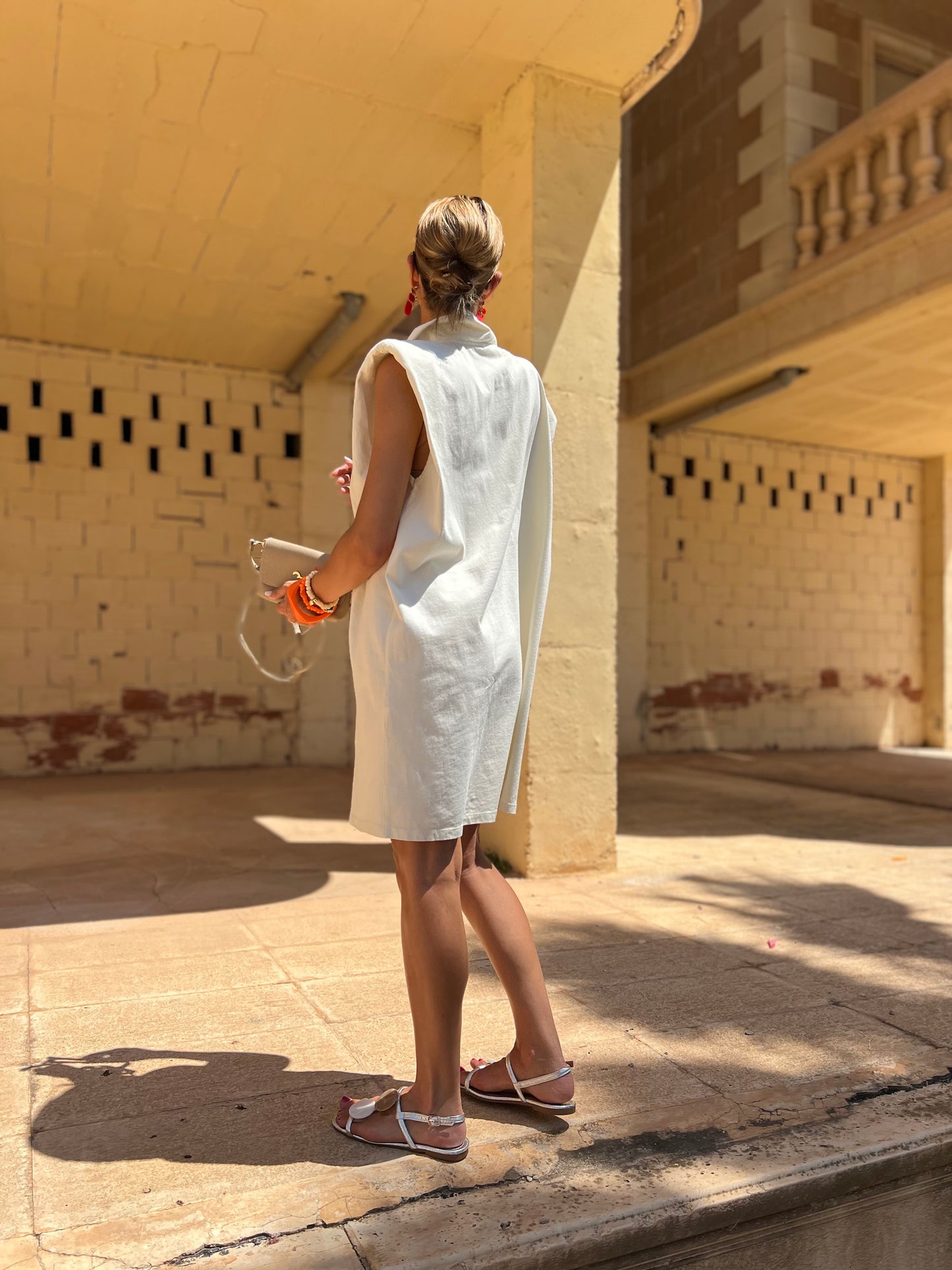 BRISA DEL MAR DRESS OFF WHITE