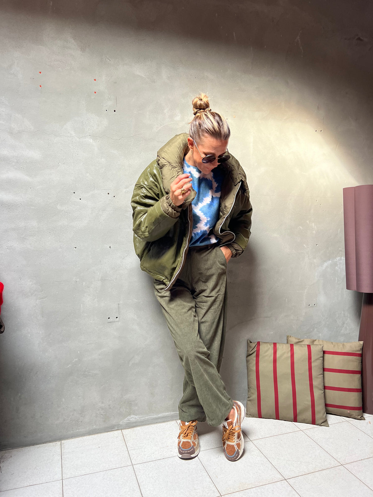 JONAH PUFFER JACKET OLIVEGREEN