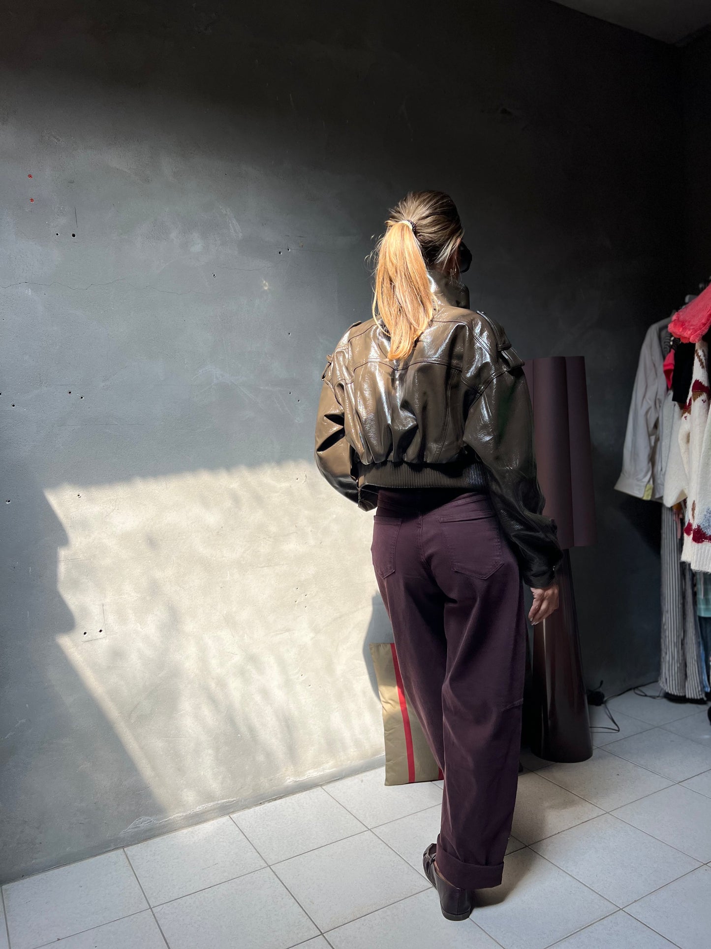 CELESTE JACKET OLIVE BRONZE