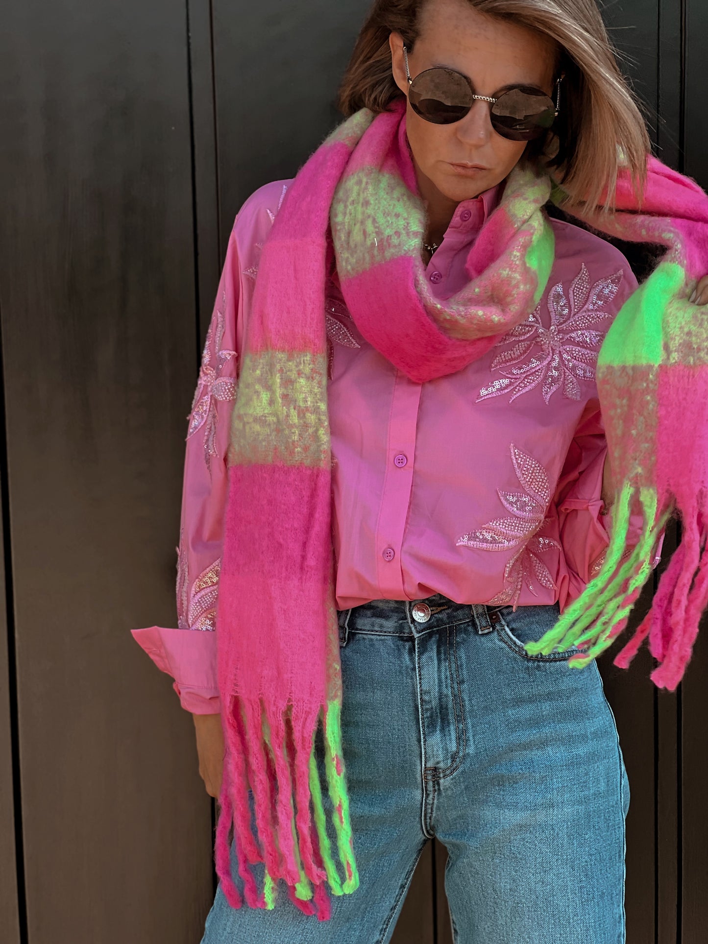 SJAAL PINK FLUO GREEN