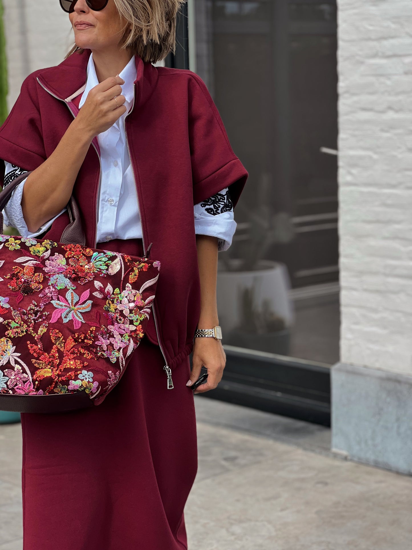 ORLÉNE SWEATERJACKET BURGUNDY I’m back 🎉