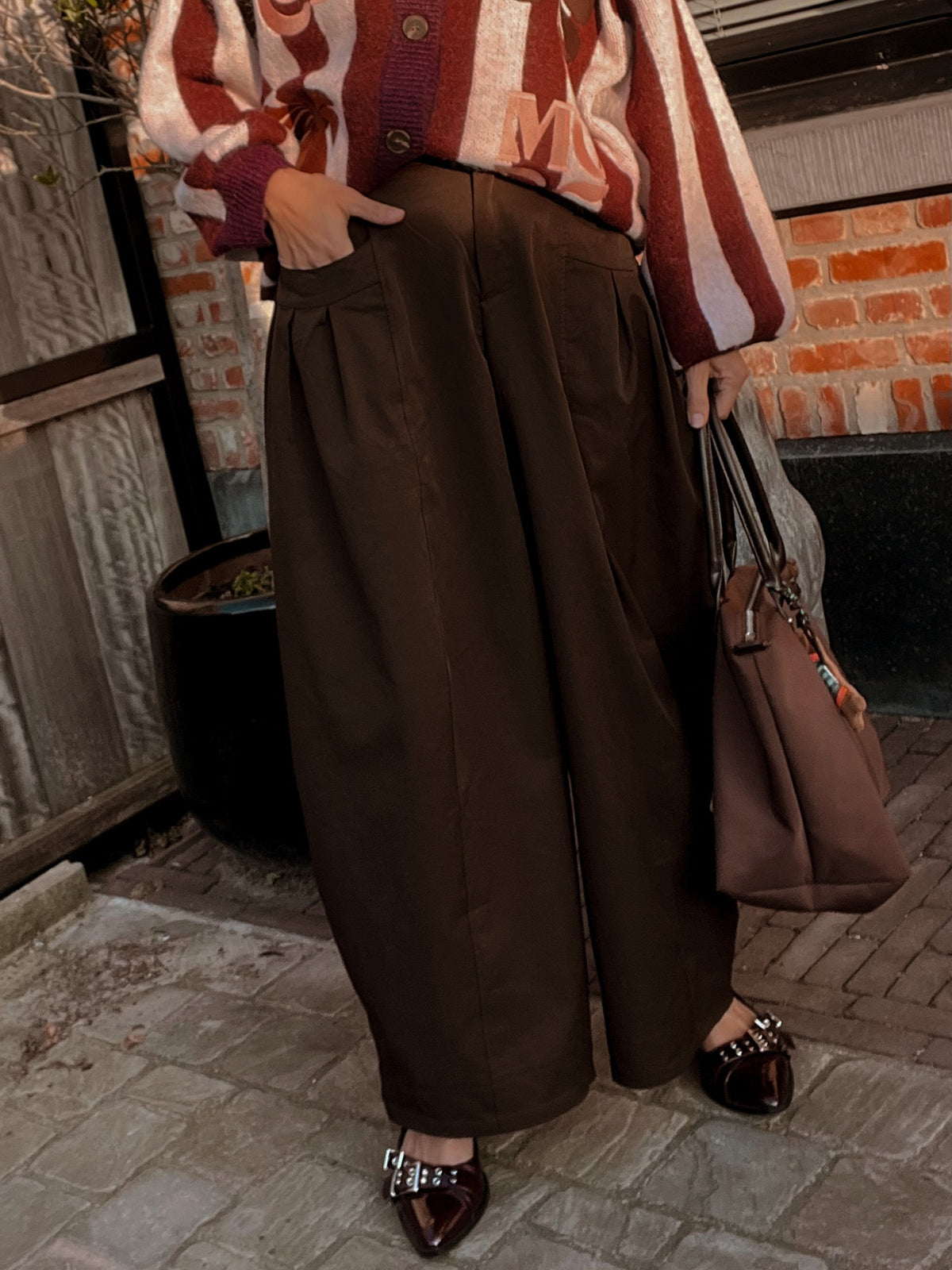 ALBA PLEATED PANTS